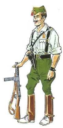 Legionario gastador en uniforme de parada 1936 55 mm Alymer Figura plomo #22 